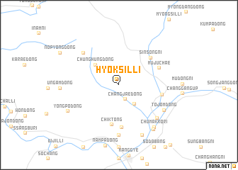 map of Hyŏksil-li