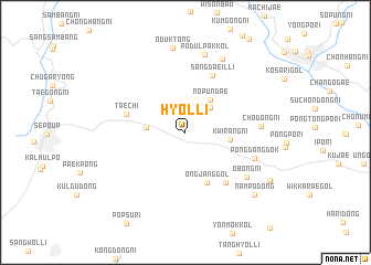 map of Hyŏl-li