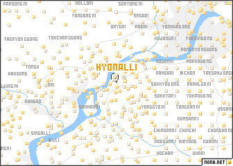 map of Hyonal-li