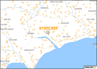 map of Hyŏn-ch\