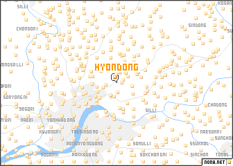 map of Hyŏn-dong