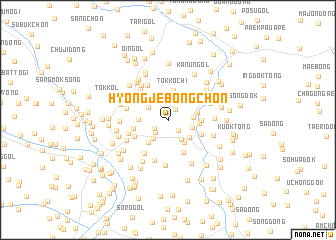 map of Hyŏngjebong-ch\