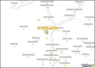 map of Hyŏngje-ri