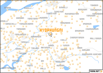 map of Hyŏphŭng-ni