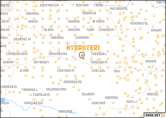 map of Hyŏpkye-ri