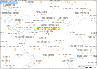 map of Hyoryŏ-dong