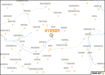 map of Hyosŏn