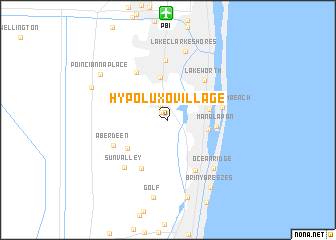 map of Hypoluxo Village