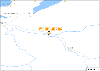map of Hysingjorda