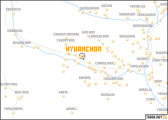 map of Hyuam-ch\