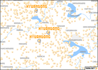 map of Hyuam-dong