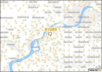 map of Hyuam