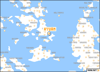 map of Hyuam