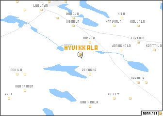 map of Hyvikkälä