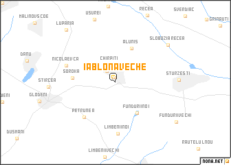 map of (( Iablona Veche ))