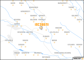 map of Iacobeni