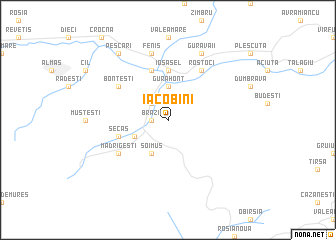 map of Iacobini