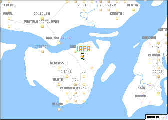 map of Iàfá