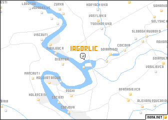 map of Iagorlîc