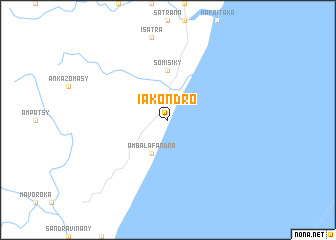 map of Iakondro
