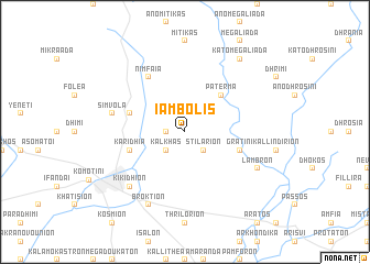 map of Iámbolis