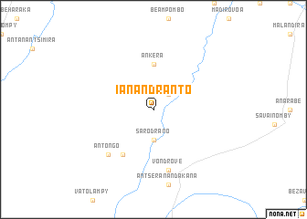 map of Ianandranto