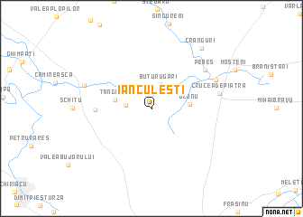 map of Ianculeşti