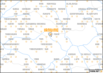 map of Iandine
