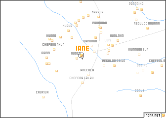 map of Iane