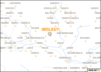 map of Ianileşti