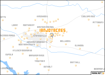 map of Ian Joy Acres