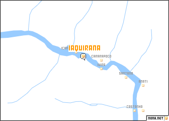 map of Iaquirana