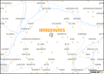 map of Iara de Mureş