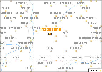 map of Iazouzene