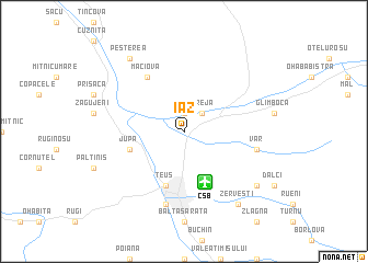 map of Iaz