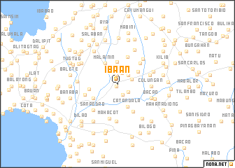 map of Ibaan