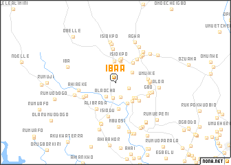 map of Ibaa
