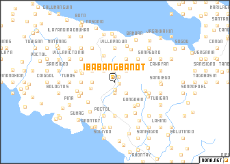 map of Ibabang Banot