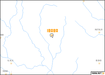 map of Ibaba