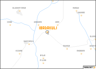 map of Ibadakuli