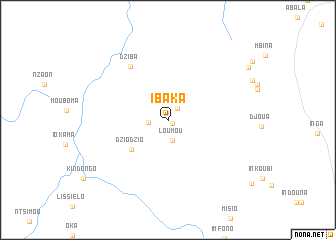 map of Ibaka