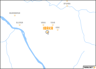 map of Ibaka