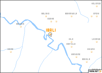 map of Ibali