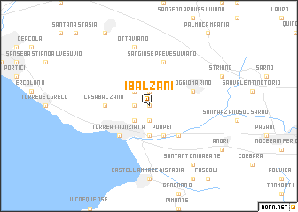 map of I Balzani