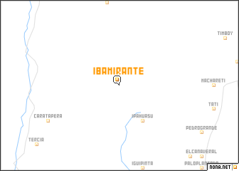 map of Ibamirante