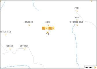 map of Ibanda