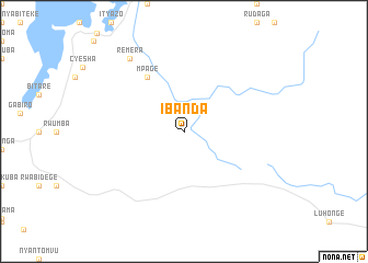 map of Ibanda