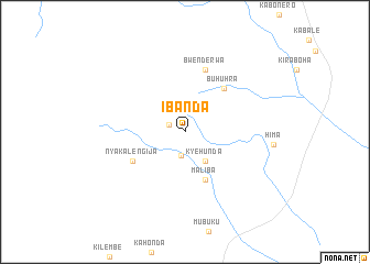 map of Ibanda