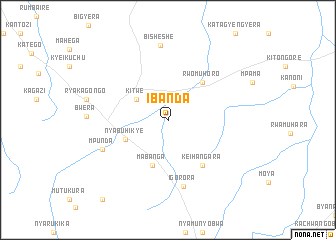 map of Ibanda