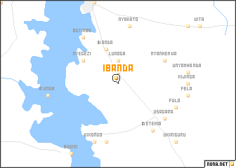 map of Ibanda